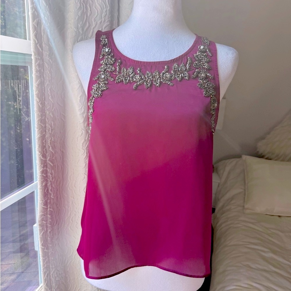 Chelsea28 embellished Sleeveless Top - Purple